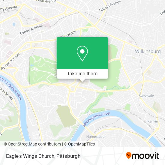 Mapa de Eagle's Wings Church