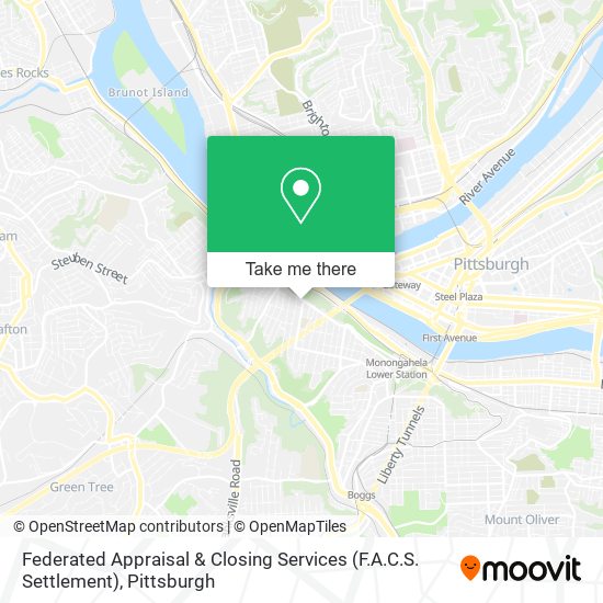 Mapa de Federated Appraisal & Closing Services (F.A.C.S. Settlement)