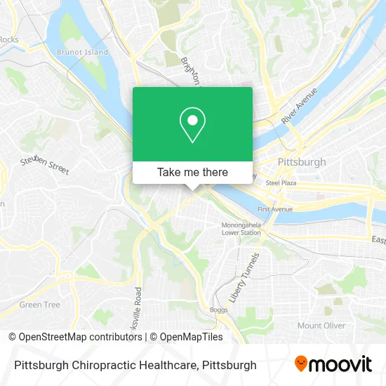Pittsburgh Chiropractic Healthcare map