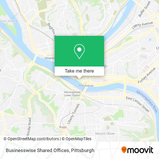 Mapa de Businesswise Shared Offices