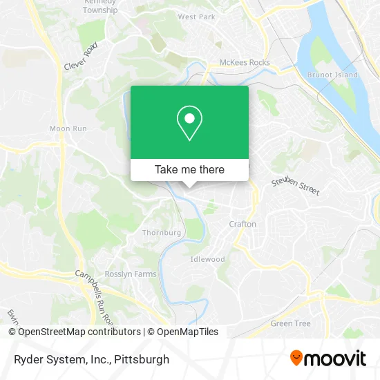 Ryder System, Inc. map