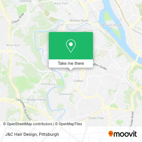 J&C Hair Design map