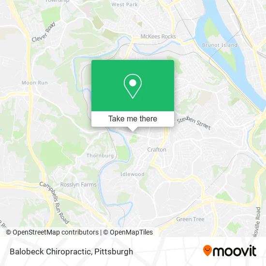 Balobeck Chiropractic map