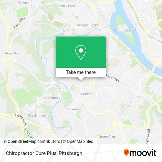 Chiropractor Cure Plus map