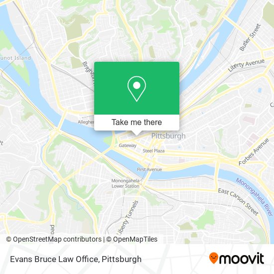 Mapa de Evans Bruce Law Office