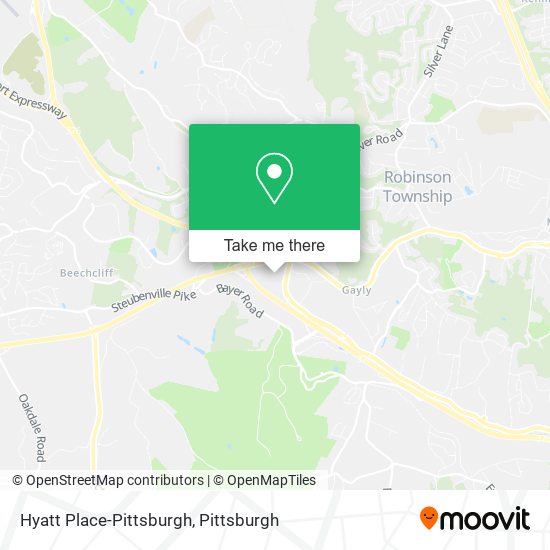 Hyatt Place-Pittsburgh map