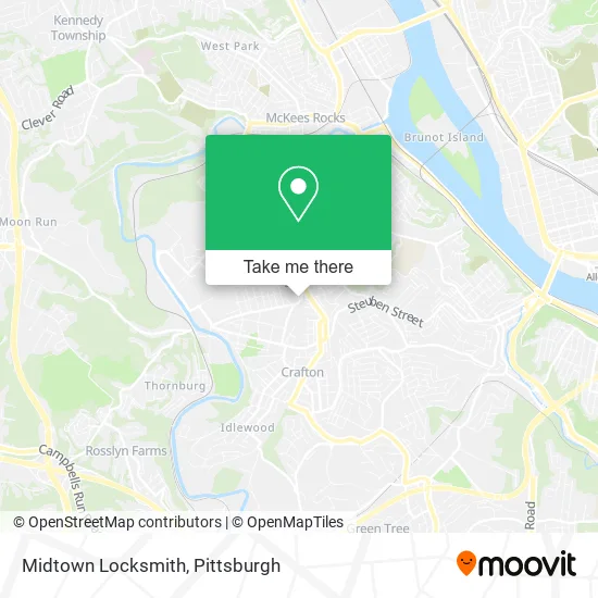 Midtown Locksmith map