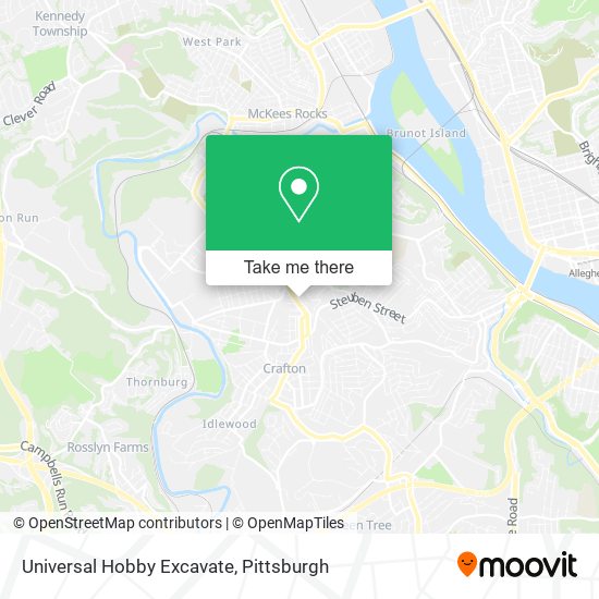 Mapa de Universal Hobby Excavate
