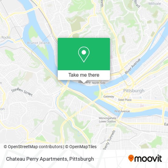 Mapa de Chateau Perry Apartments