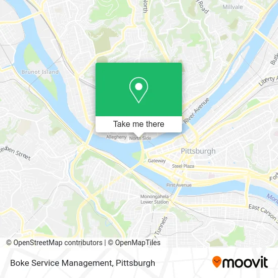 Boke Service Management map