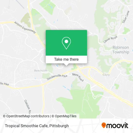 Tropical Smoothie Cafe map