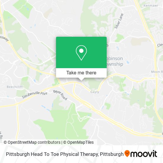 Pittsburgh Head To Toe Physical Therapy map