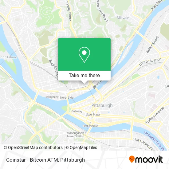 Coinstar - Bitcoin ATM map