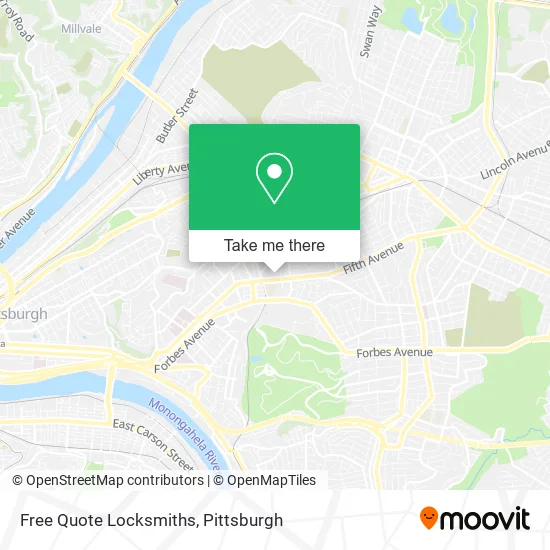 Free Quote Locksmiths map