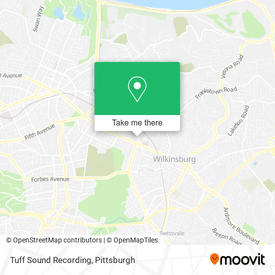 Tuff Sound Recording map