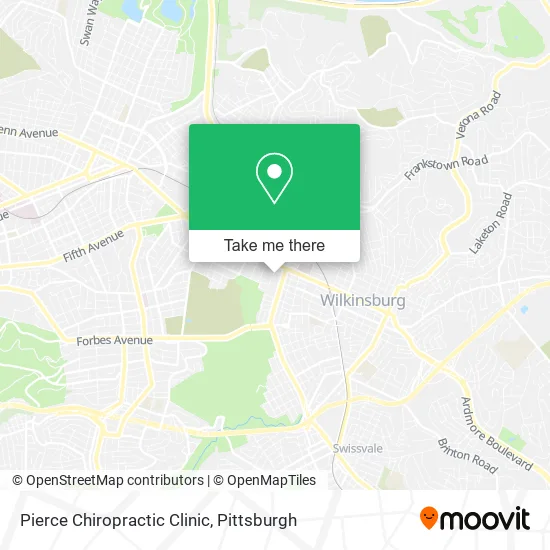 Pierce Chiropractic Clinic map