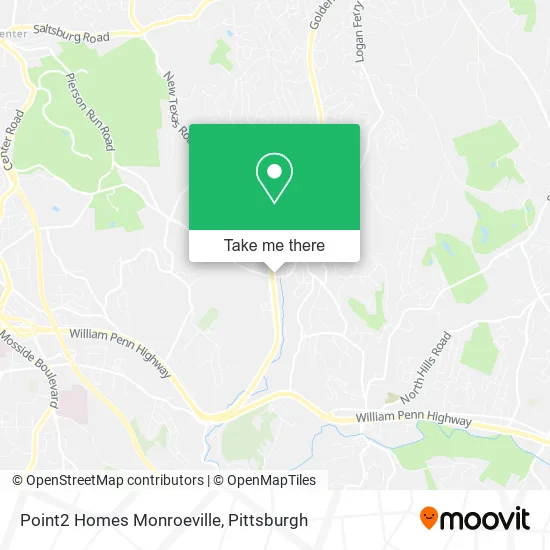 Point2 Homes Monroeville map