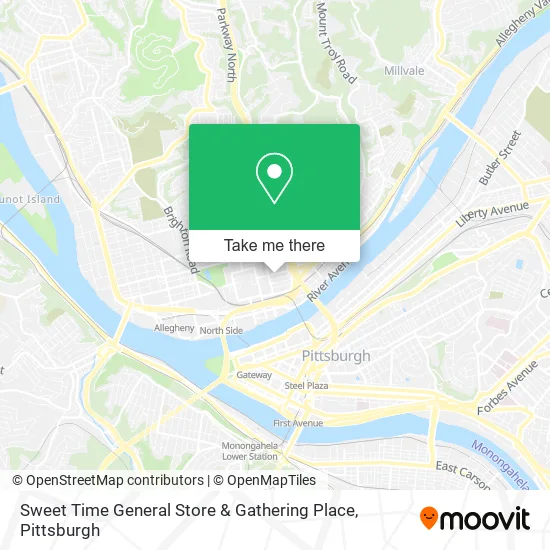 Mapa de Sweet Time General Store & Gathering Place