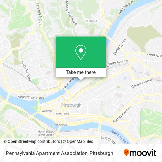 Mapa de Pennsylvania Apartment Association