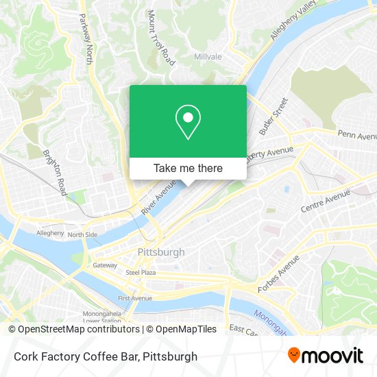 Mapa de Cork Factory Coffee Bar