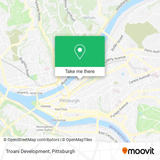 Troani Development map