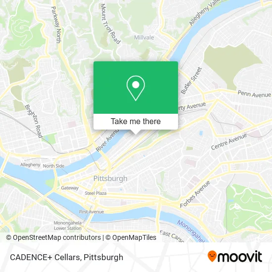 CADENCE+ Cellars map