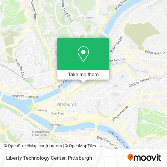 Liberty Technology Center map