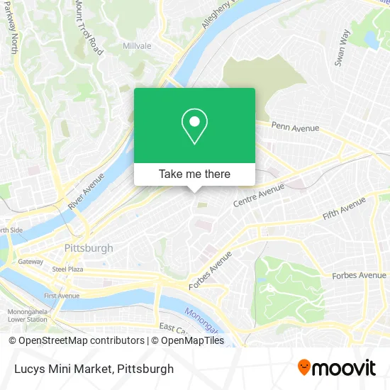 Lucys Mini Market map