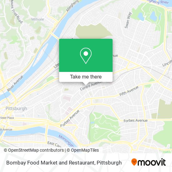 Bombay Food Market and Restaurant map