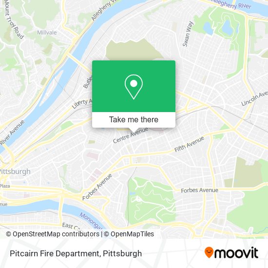 Mapa de Pitcairn Fire Department
