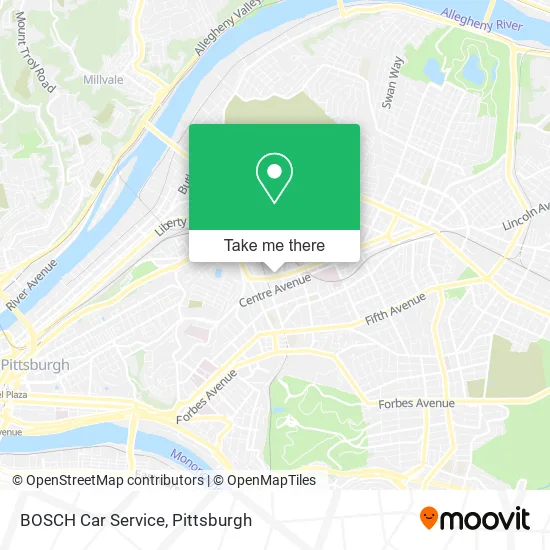 BOSCH Car Service map