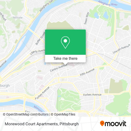 Mapa de Morewood Court Apartments