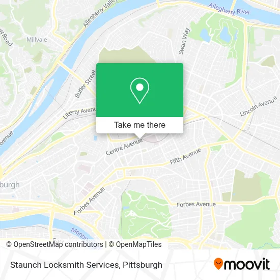 Staunch Locksmith Services map