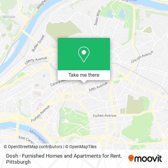 Mapa de Dosh - Furnished Homes and Apartments for Rent