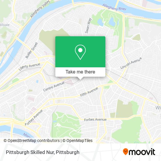 Pittsburgh Skilled Nur map