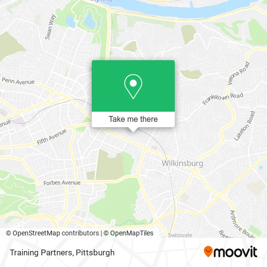 Training Partners map