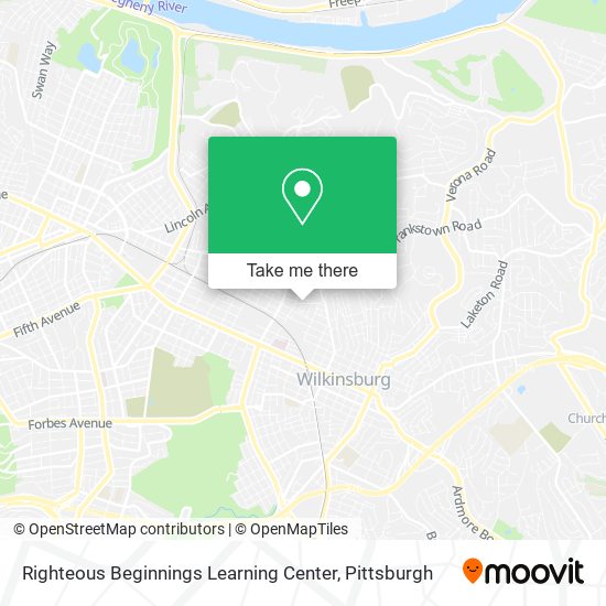 Righteous Beginnings Learning Center map