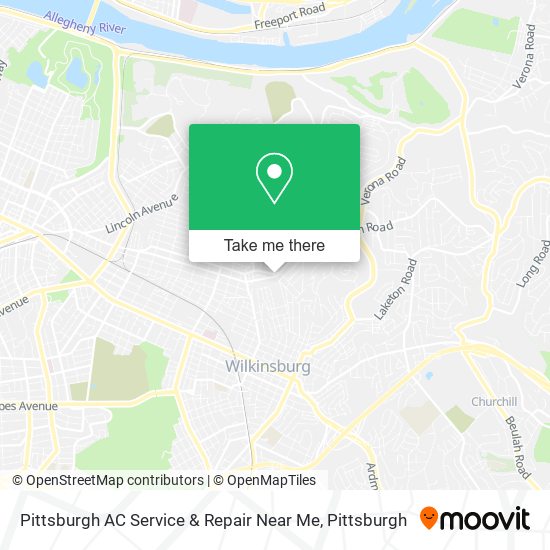 Pittsburgh AC Service & Repair Near Me map