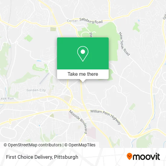 First Choice Delivery map