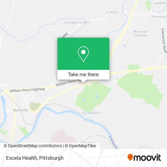 Mapa de Excela Health