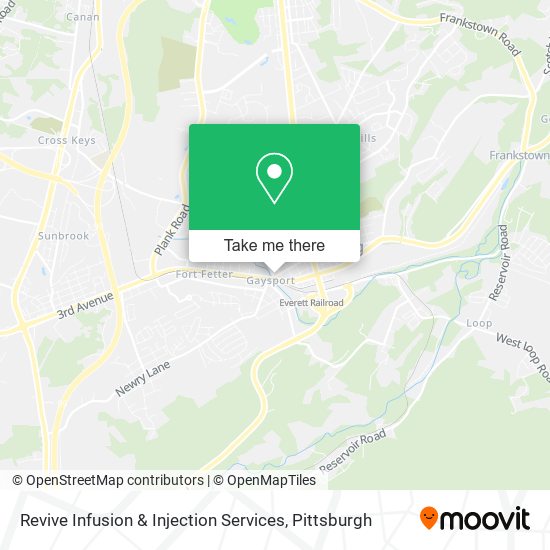 Mapa de Revive Infusion & Injection Services