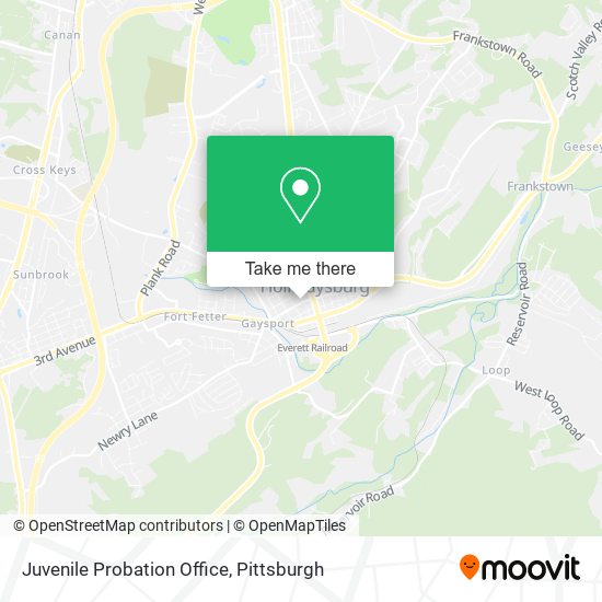 Juvenile Probation Office map