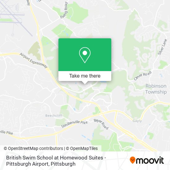 British Swim School at Homewood Suites - Pittsburgh Airport map