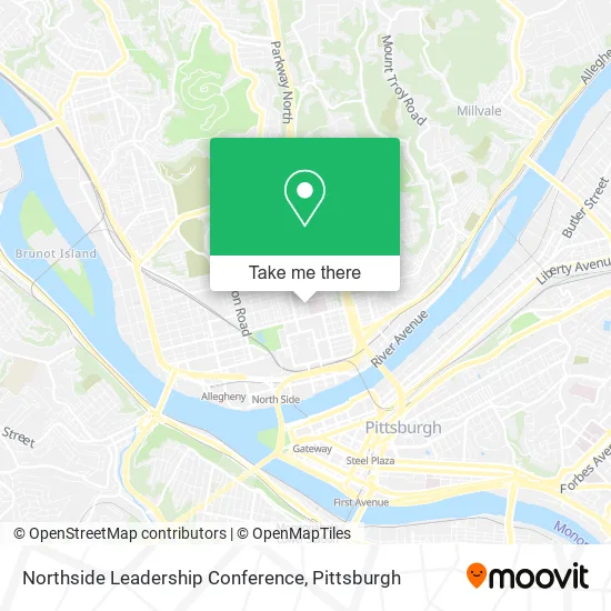 Northside Leadership Conference map