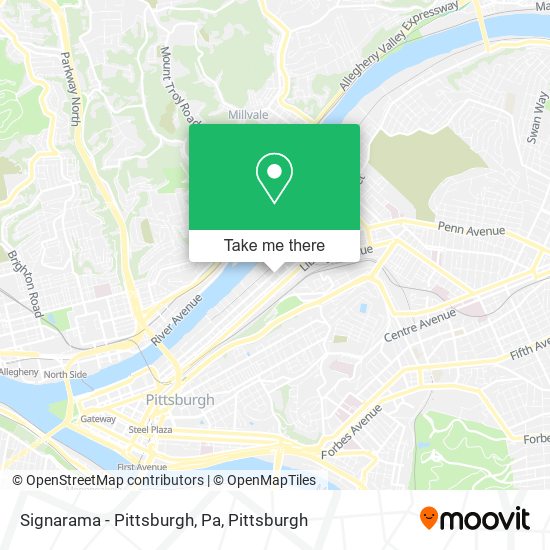 Signarama - Pittsburgh, Pa map