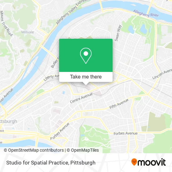 Studio for Spatial Practice map