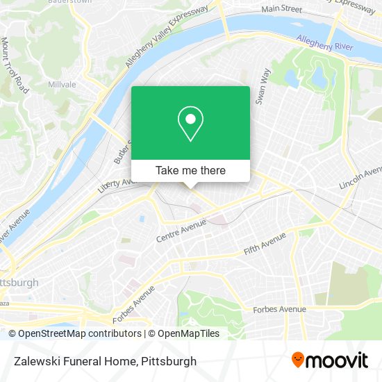 Zalewski Funeral Home map