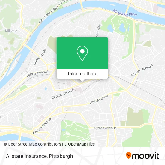 Allstate Insurance map