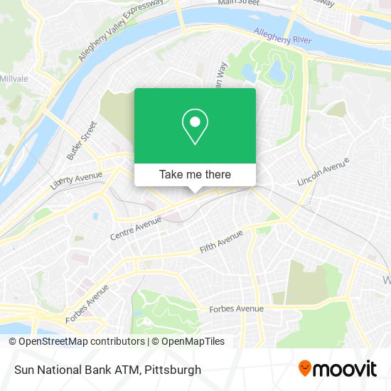 Sun National Bank ATM map
