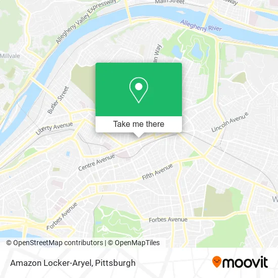 Amazon Locker-Aryel map